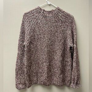 Denver Hayes Women’s Purple and White Knit Sweater